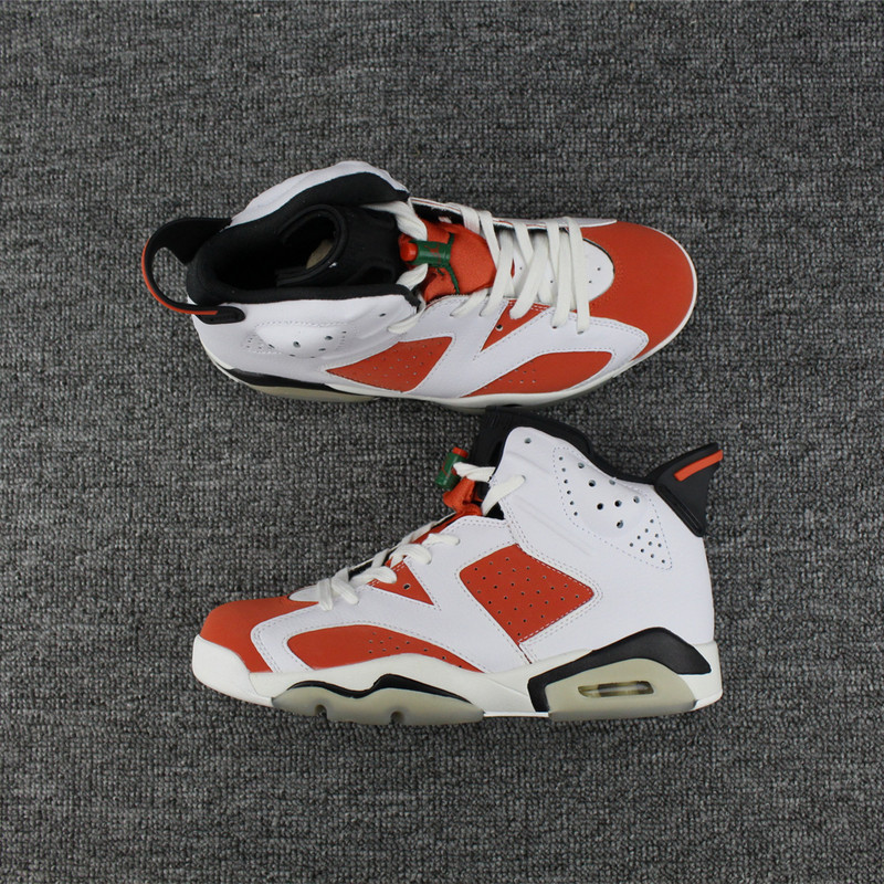 Men Air Jordan 6 Gatorade White Red Shoes - Click Image to Close